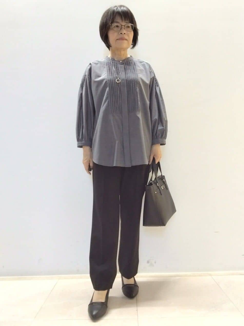 tokuさんの「Reflect｜【私のパンツ／手洗い可】ベーシックテーパードパンツ」を使ったコーディネート