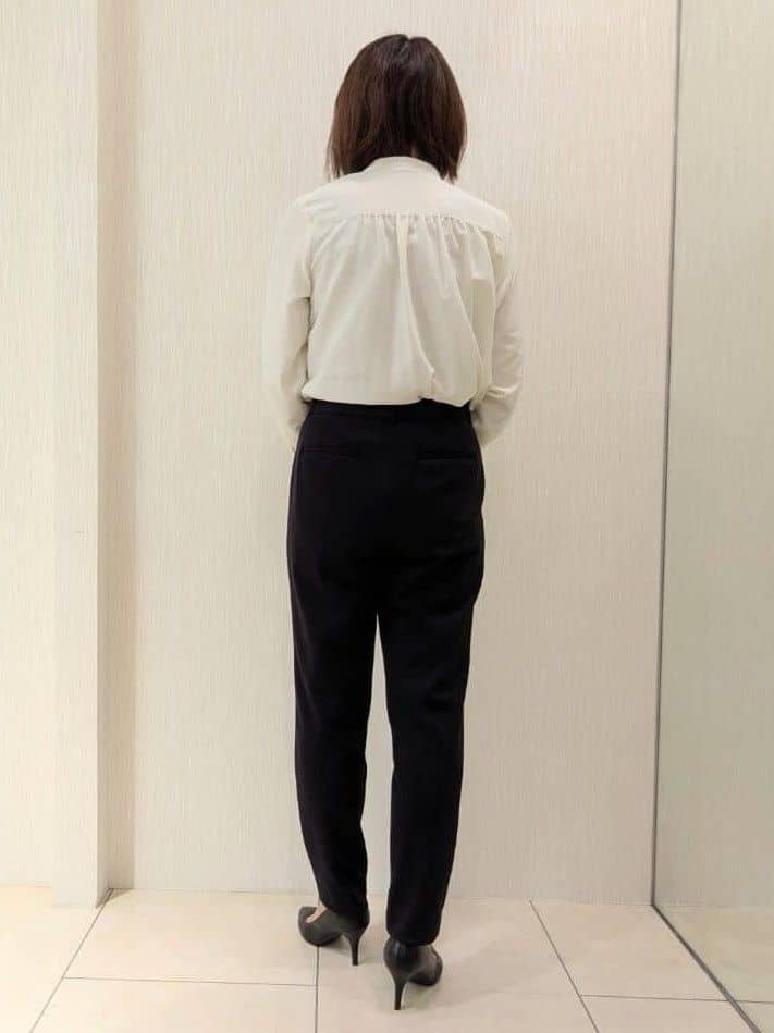 u-macoさんの「UNTITLED｜【洗えるスーツ／ストレッチ】ウール混ジャージ テーラードジャケット」を使ったコーディネート