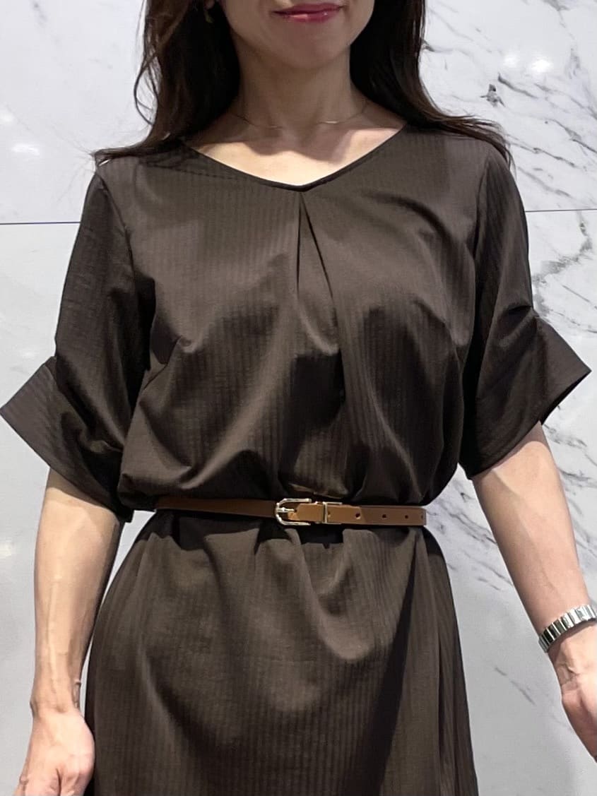 saitouさんの「COUP DE CHANCE｜【手洗い可／日本製】リラクシーワンピース」を使ったコーディネート