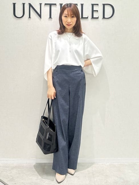 Miwaさんの「UNTITLED｜◆【接触冷感/UV機能/遮熱】ジャージカーディガン」を使ったコーディネート