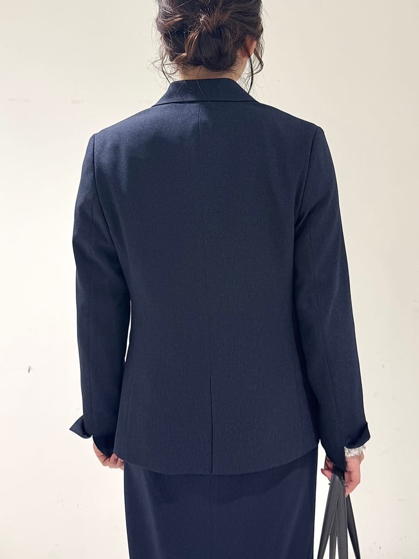 そんさんの「INDIVI｜【洗える／通勤／スーツ】メランジストレッチ テーラージャケット」を使ったコーディネート