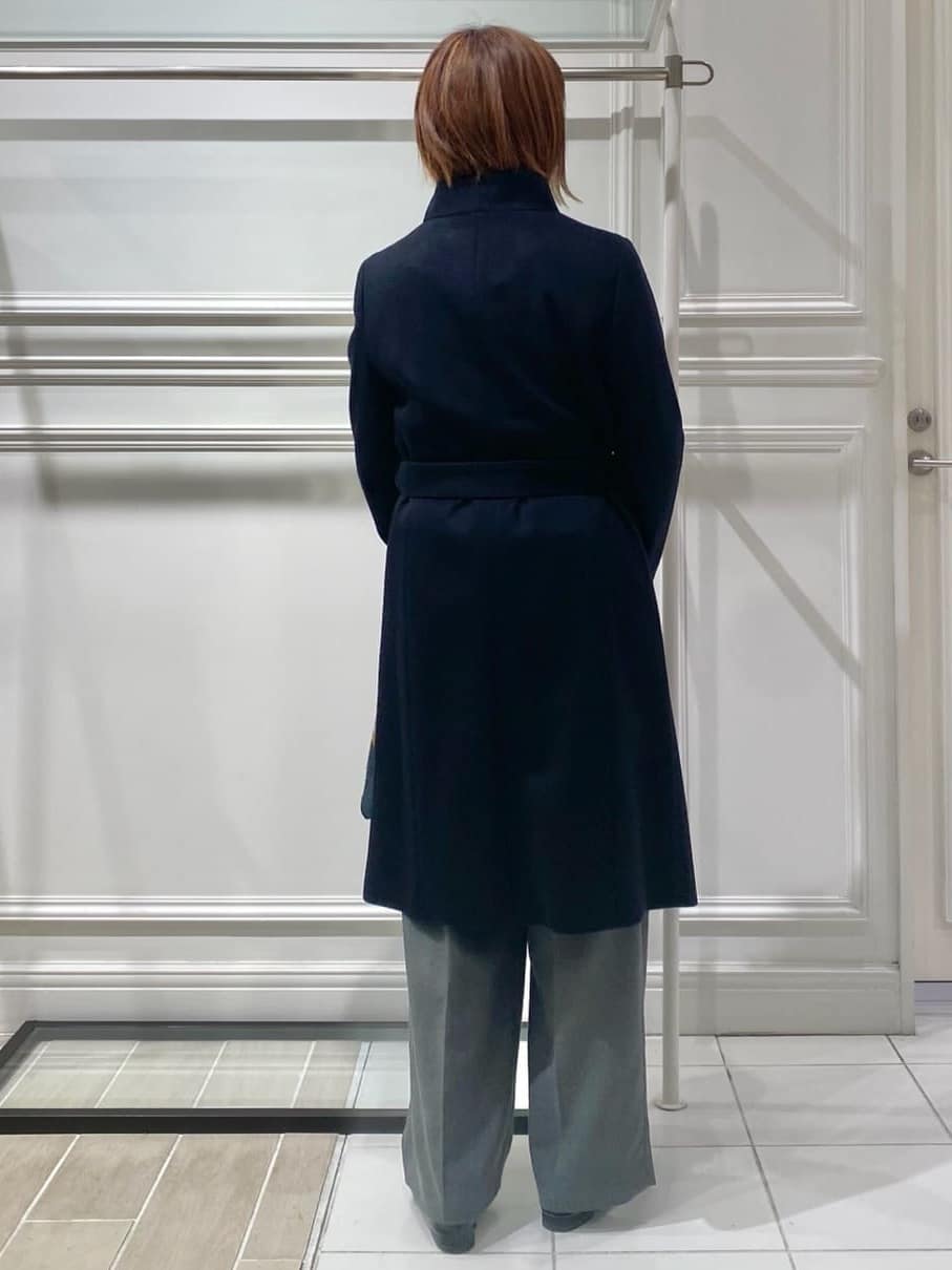 AKKOさんの「UNTITLED｜【きれいめ/スタイリッシュ】2WAYスタンドカラーロングコート」を使ったコーディネート