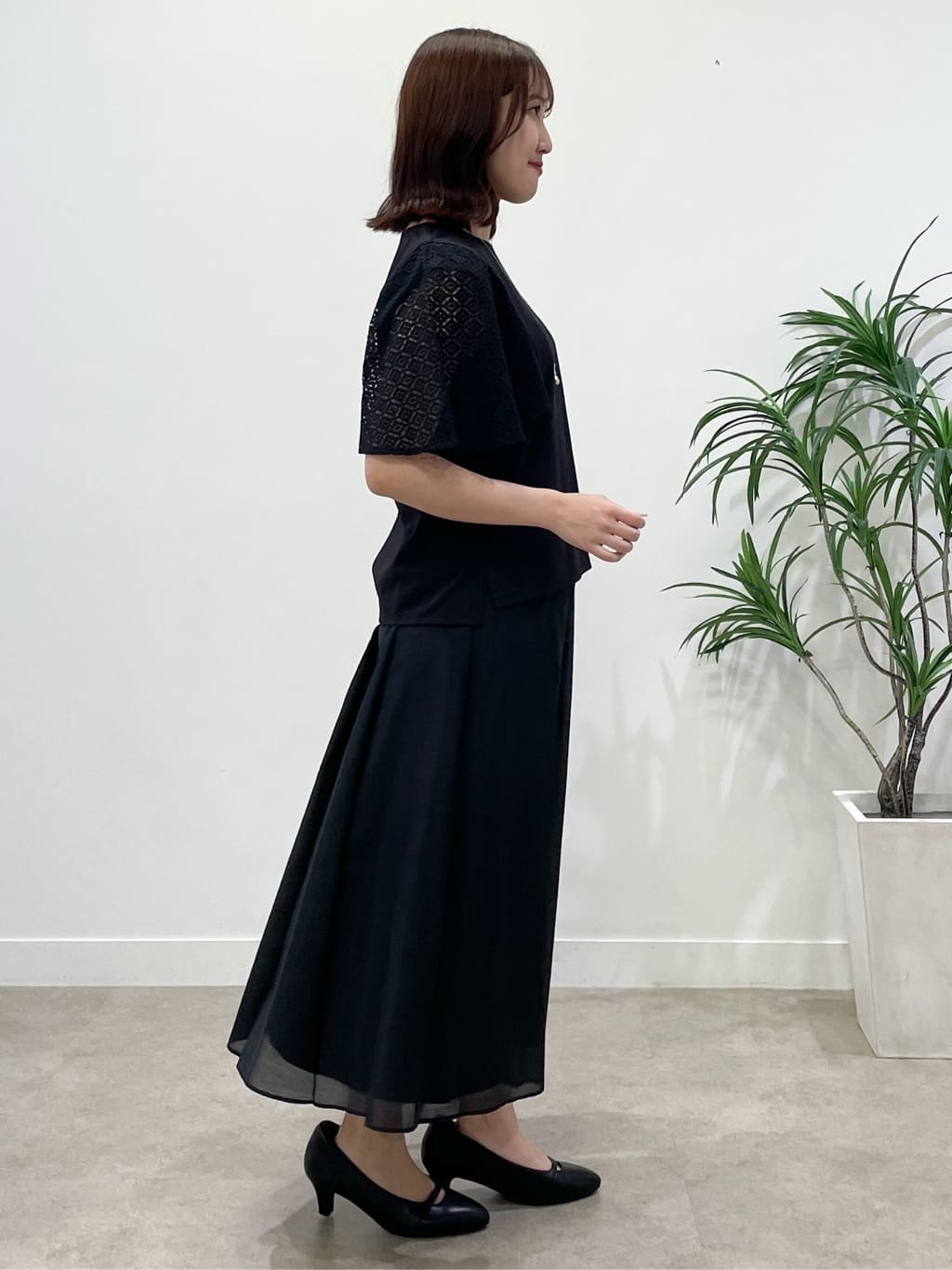 yukariさんの「Reflect｜幾何レーススリーブプルオーバージャージ」を使ったコーディネート