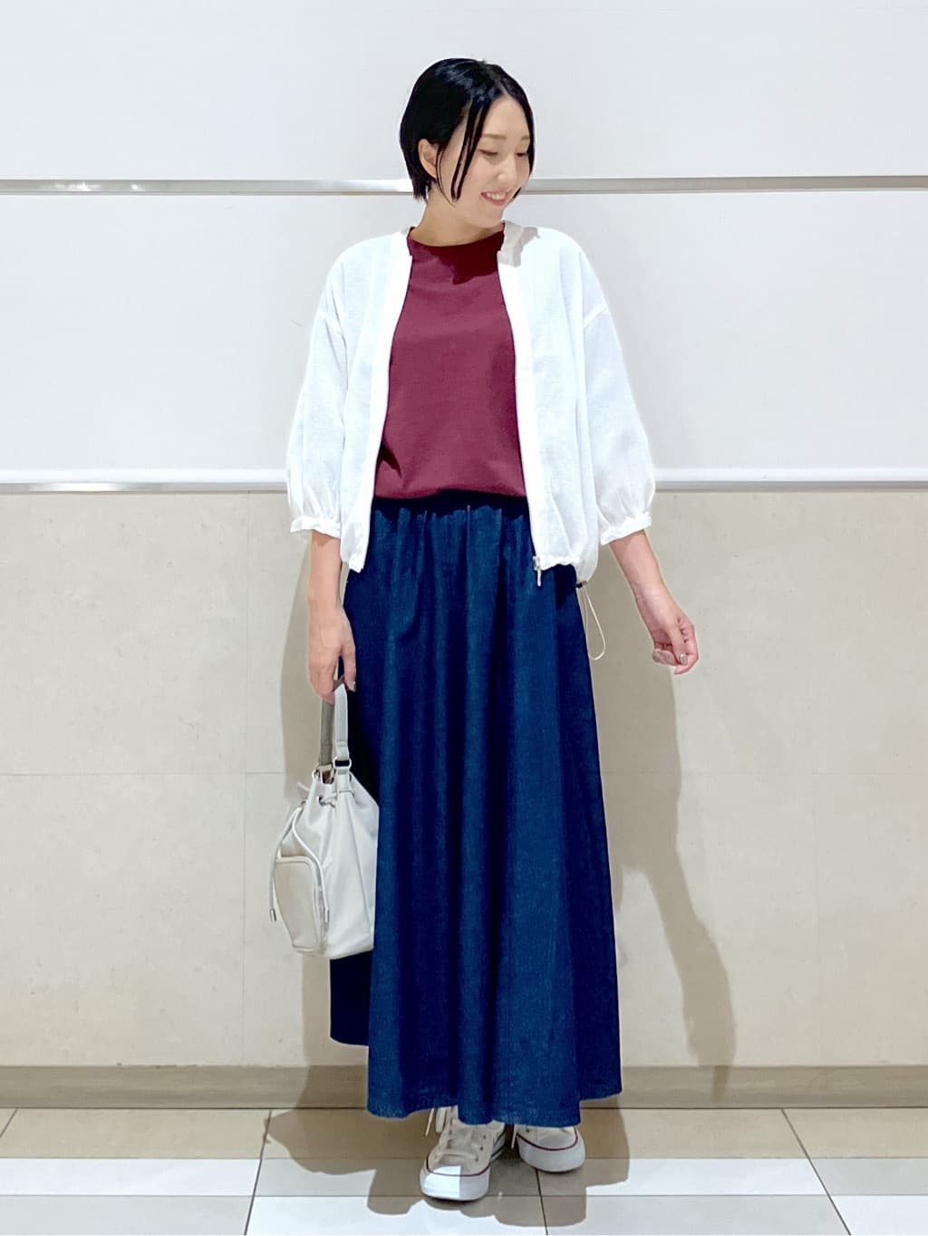 eriko さんの「Dessin｜【洗える】メッシュシアージャケット」を使ったコーディネート