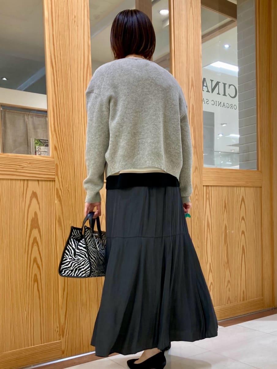 ゆうさんの「UNTITLED｜【ゆったりサイズ／着丈短め】ジップニットカーディガン」を使ったコーディネート