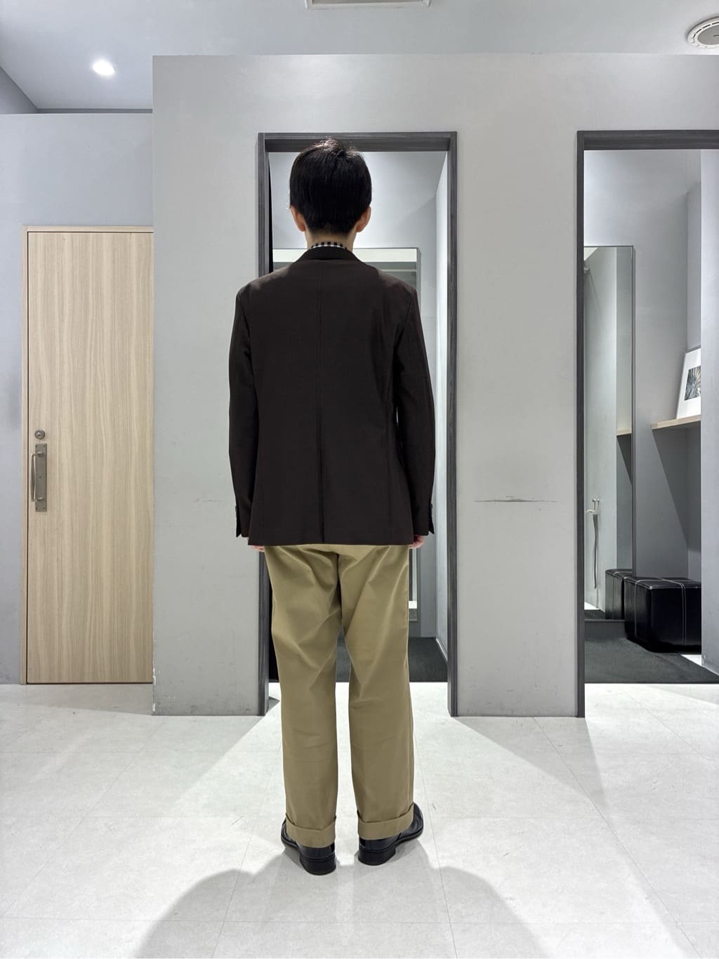 わいずみさんの「TAKEO KIKUCHI｜【360&deg;ストレッチ／セットアップ対応】None Of Stress ジャケット」を使ったコーディネート