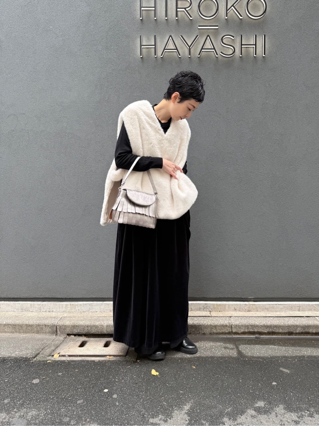 Kさんの「HIROKO HAYASHI｜FRANGIA（フランジャ）ショルダーバッグ」を使ったコーディネート