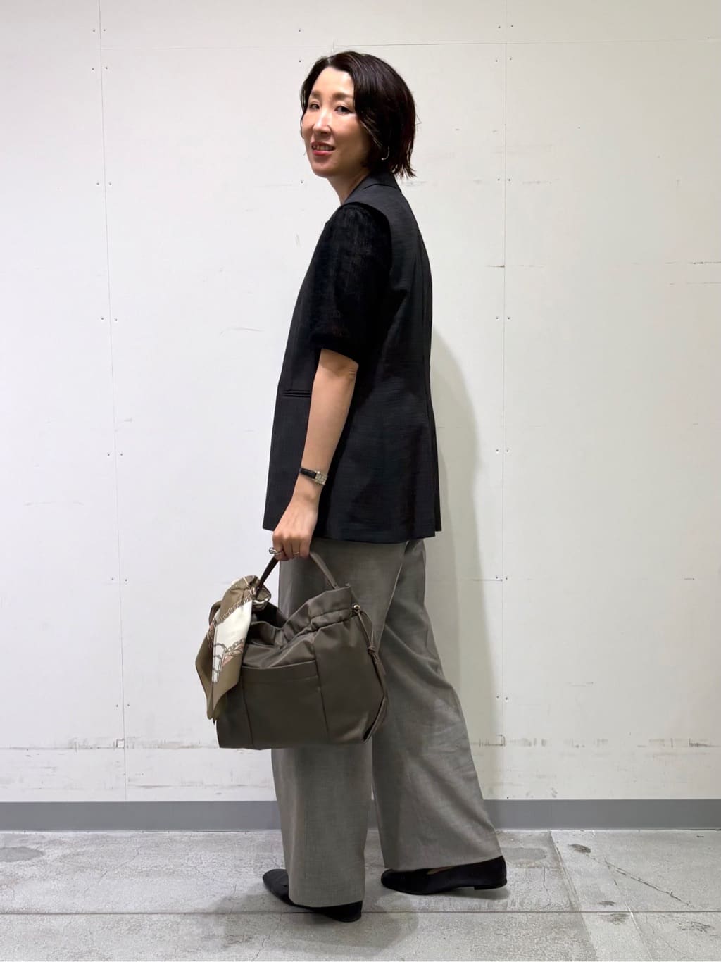 yuriさんの「INDIVI｜ヘアリージャカードトップス」を使ったコーディネート