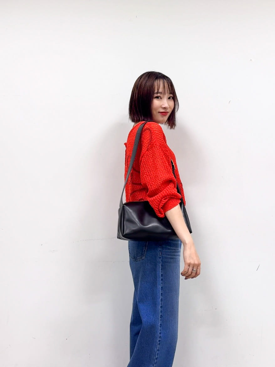 𝐜𝐡𝐢𝐤𝐚さんの「SHOO･LA･RUE｜コード刺繍アソートメッシュカーディガン」を使ったコーディネート