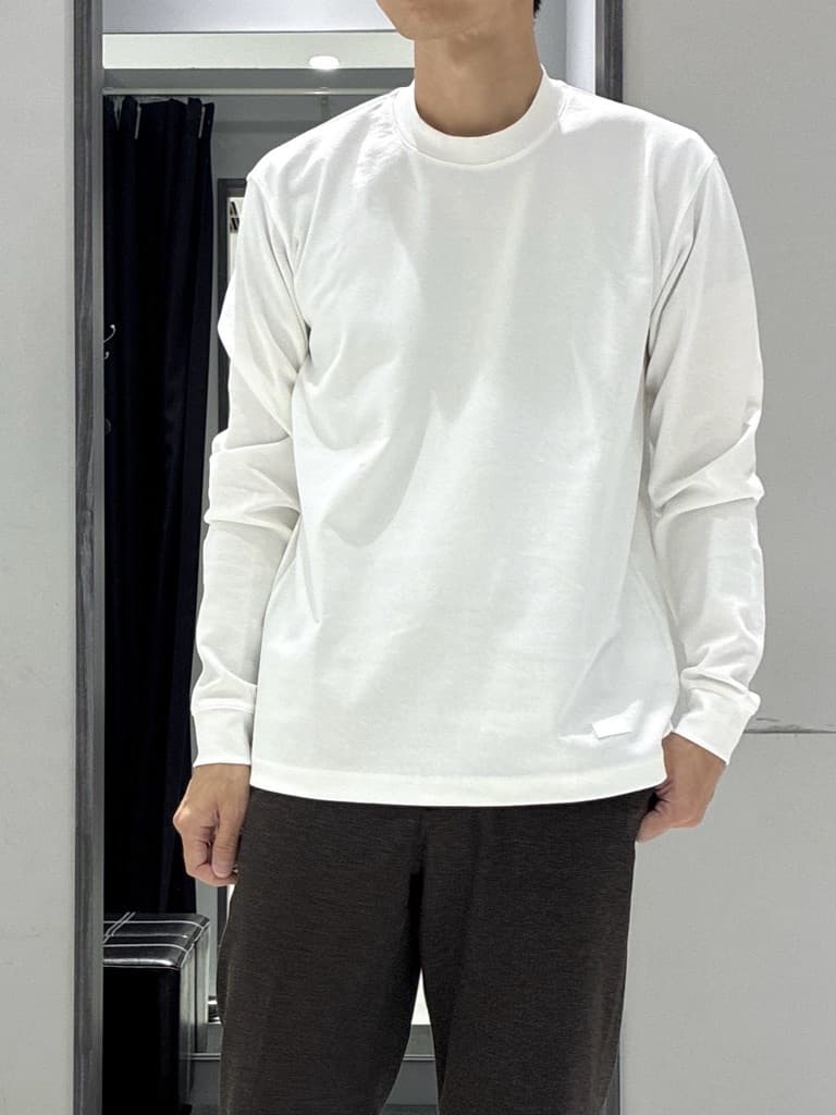 わいずみさんの「TAKEO KIKUCHI｜【抗菌防臭/シーズンレス】シアサッカー ジャージシャツ」を使ったコーディネート
