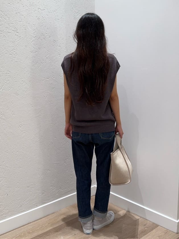 NOZOMIさんの「Dessin｜【洗える】ノースリーブカットソー」を使ったコーディネート