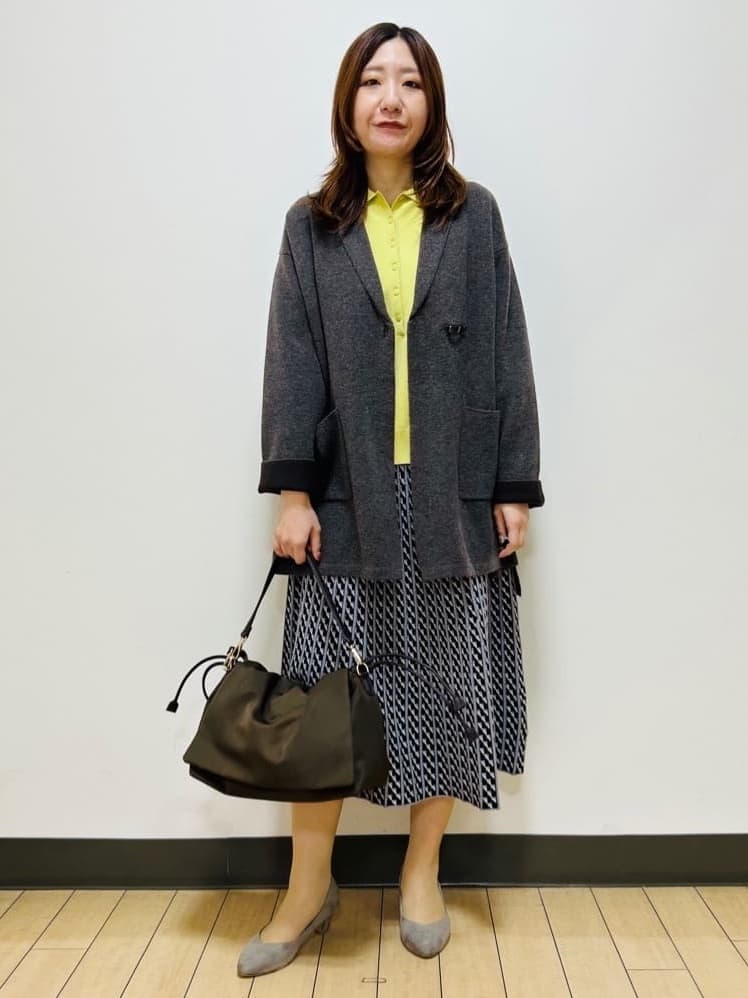miiiさんの「Reflect｜【ライトアウター／気軽な羽織に◎】オフボディカーディガン」を使ったコーディネート