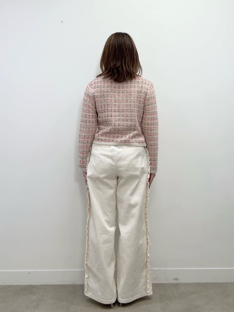 Suma Una本部スタッフさんの「SunaUna｜【COLLECTION LINE】フリルデニム」を使ったコーディネート