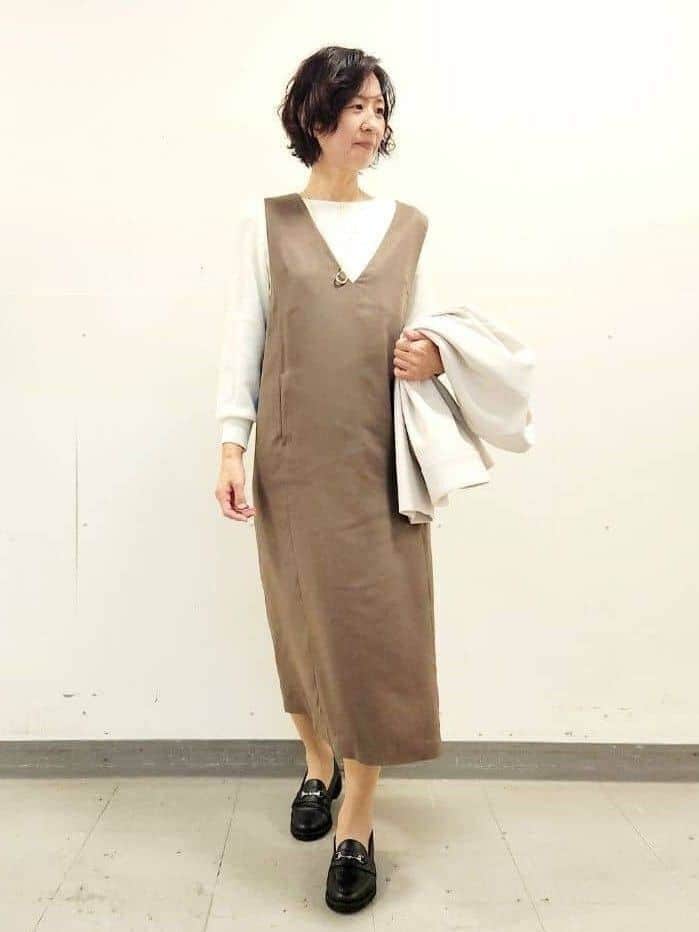 mayumayuさんの「Reflect｜【ゆったりシルエット】ジャージメルトンコクーンジャケット」を使ったコーディネート
