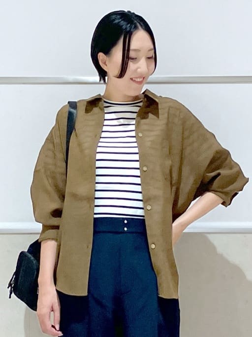 eriko さんの「Dessin｜【セットアップ可/洗える】スティックパンツ」を使ったコーディネート