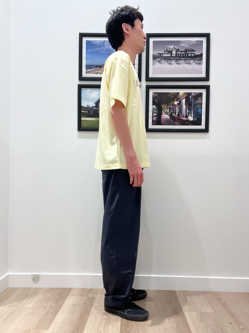 oikawaさんの「Dessin｜【ユニセックス・洗える】Deddy刺繍入り オーガニックコットンTシャツ」を使ったコーディネート