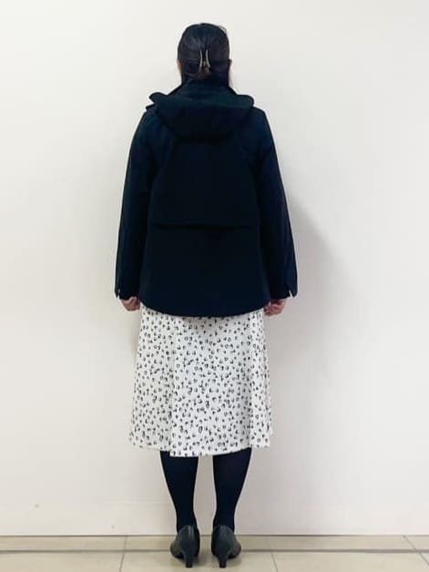 chisaさんの「Reflect｜【すっきり見え／フード取り外し可／通勤におすすめ◎】ライティアウター」を使ったコーディネート