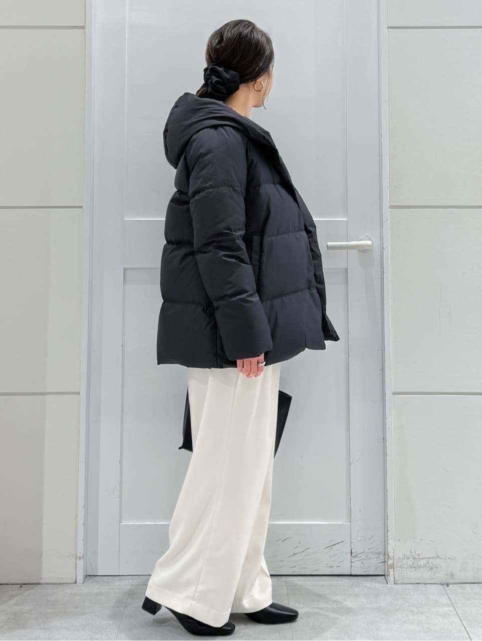 yuka.aさんの「OPAQUE.CLIP｜カルゼタックワイドパンツ【洗濯機OK】」を使ったコーディネート