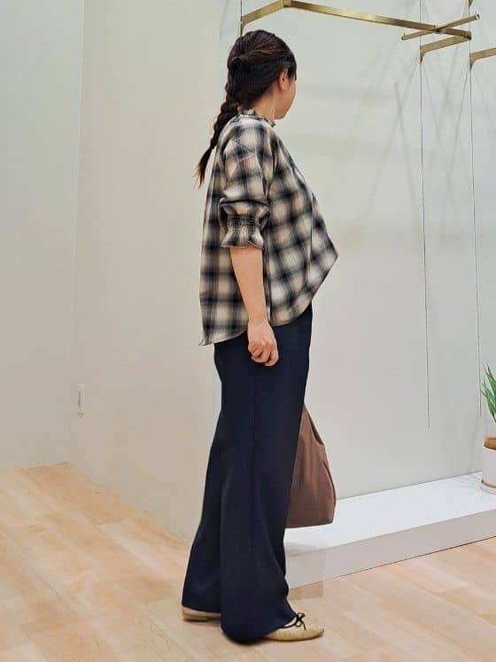 ふるさんの「grove｜最終お値下げ！！【人間工学】つつまれフィットバレエシューズ （抗菌防臭加工裏地使用）」を使ったコーディネート