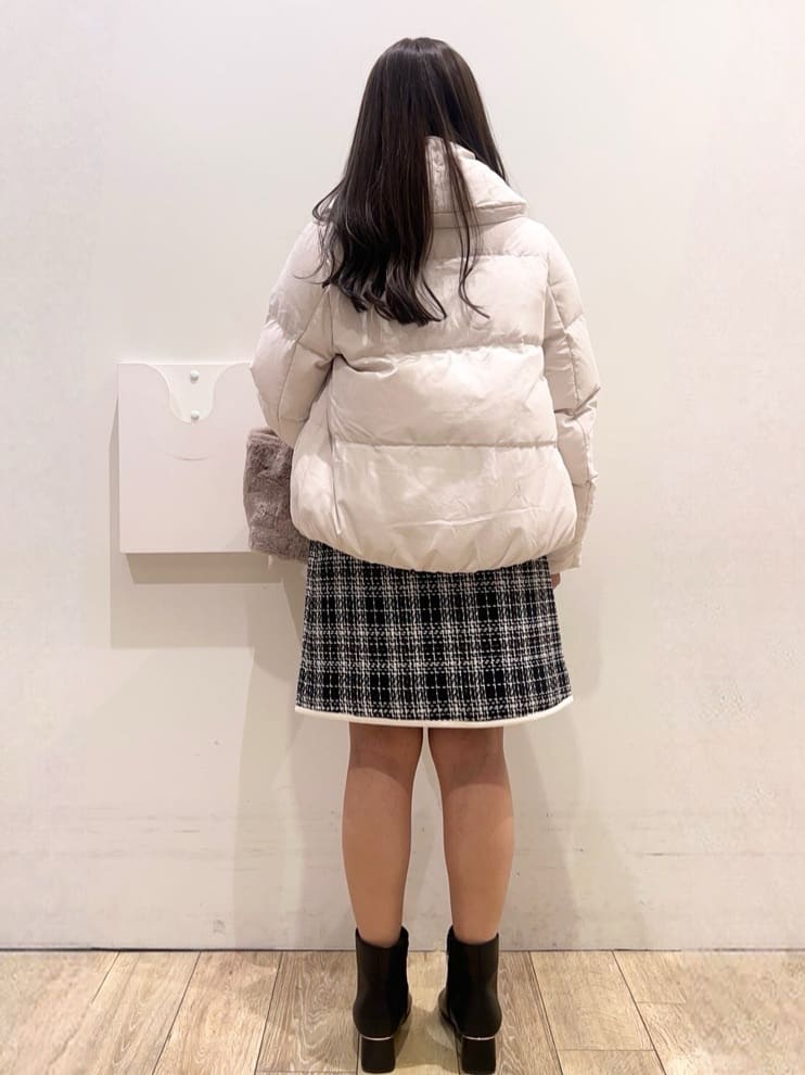 Ririさんの「index｜KAWADAダウンショートコート【撥水／洗濯機OK／静電気防止裏地】《XS～LL》」を使ったコーディネート