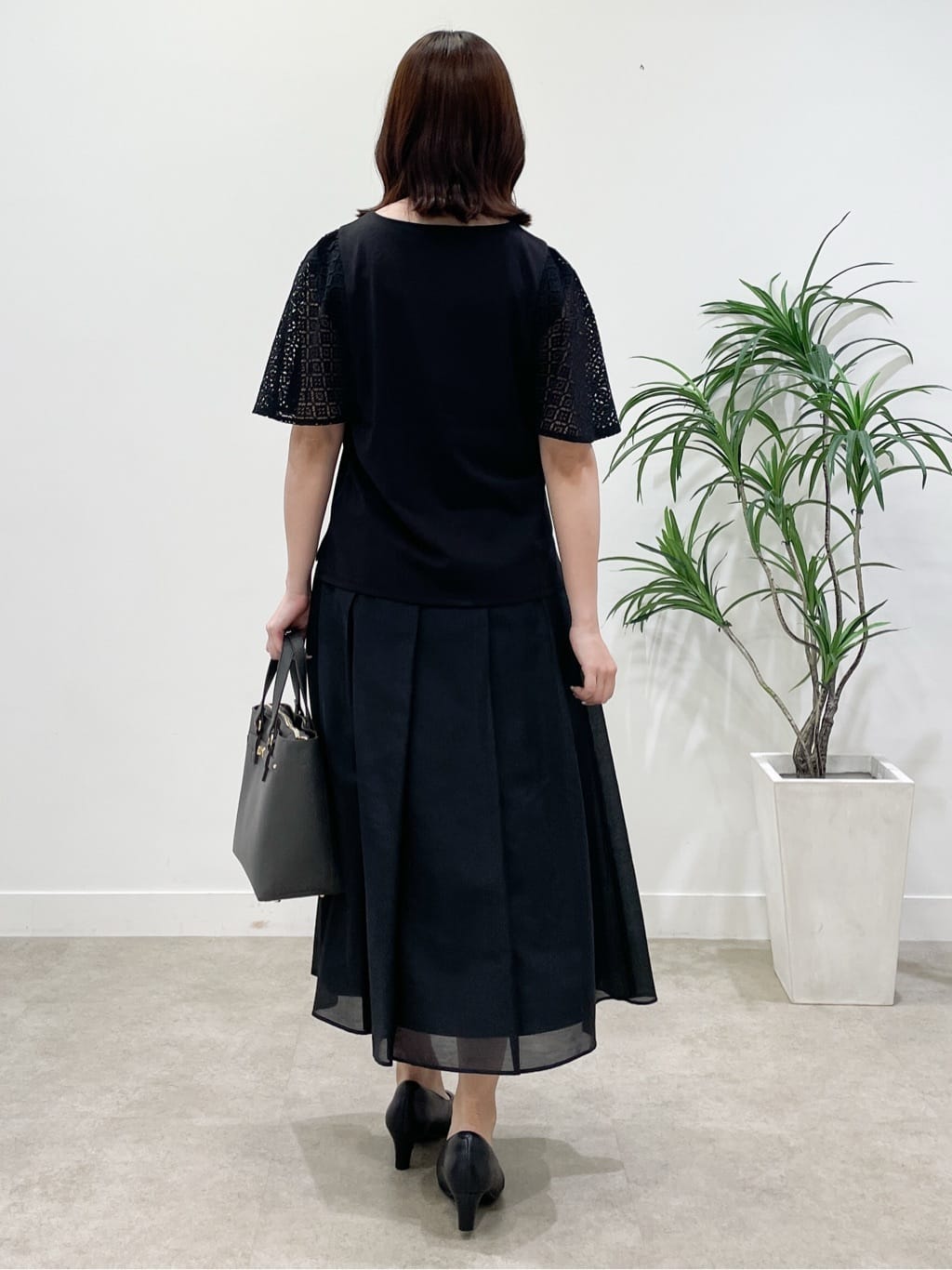 yukariさんの「Reflect｜幾何レーススリーブプルオーバージャージ」を使ったコーディネート
