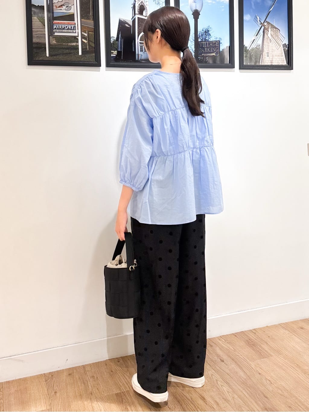 Ririkaさんの「Dessin｜【2WAY】メッシュバケツBAG」を使ったコーディネート