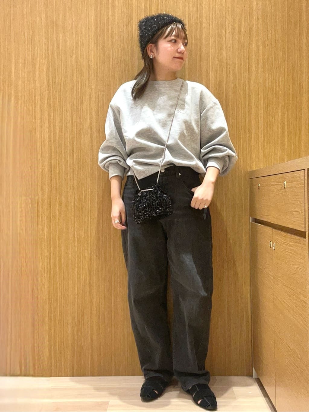 mizukiさんの「OPAQUE.CLIP｜ストレッチバレルレッグデニム【洗濯機洗い可】」を使ったコーディネート