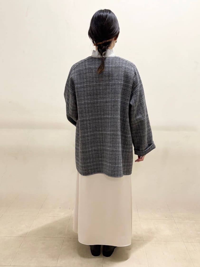 サオリさんの「UNTITLED｜【ミディ丈/軽やか】セミラグランリバー コート」を使ったコーディネート