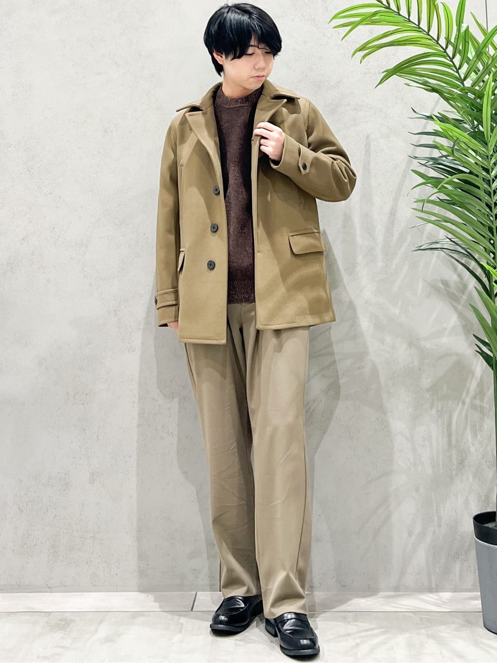 SHI-MAさんの「THE SHOP TK｜ウーリックシングルPジャケット」を使ったコーディネート