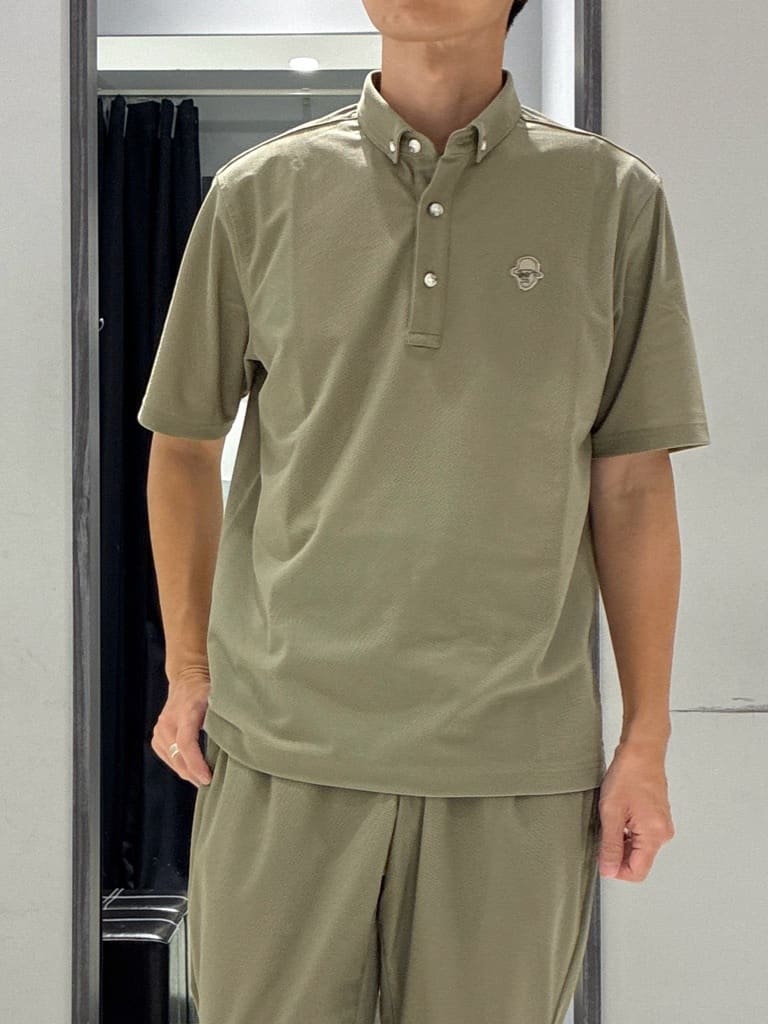 わいずみさんの「TAKEO KIKUCHI｜【COOL CITY WEAR】エアートール ポロシャツ /接触冷感・通気性」を使ったコーディネート