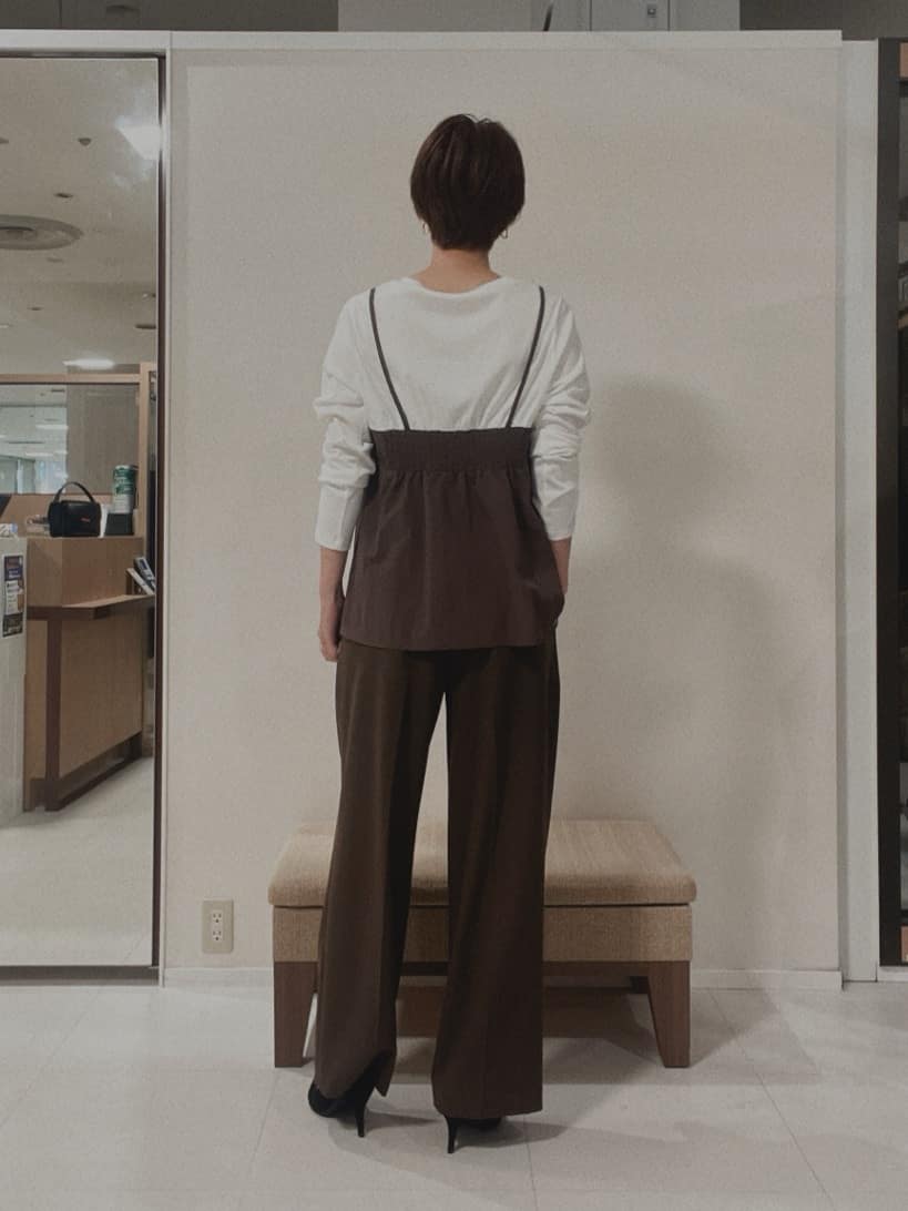 IWAMOさんの「UNTITLED｜【洗える/ゆったりシルエット】ビスチェドッキング　プルオーバー」を使ったコーディネート