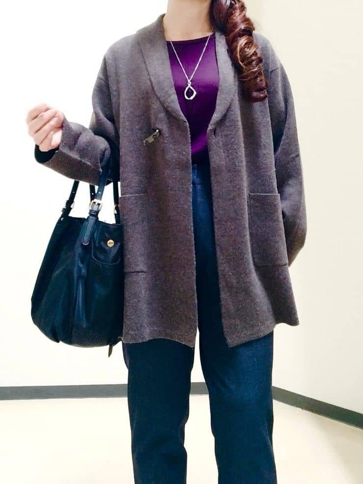 花さんの「Reflect｜【高身長さんに嬉しい長め丈追加！／私のパンツ／すっきり見え◎】テーパードパンツ」を使ったコーディネート