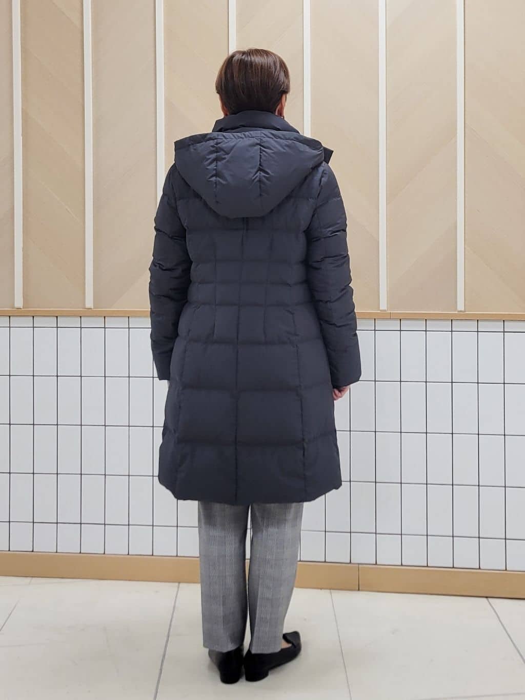 tomoさんの「COUP DE CHANCE｜【フランス産ホワイトダックダウン／FP800保温性◎／抗菌防臭／手洗い可】ロングダウンコート」を使ったコーディネート