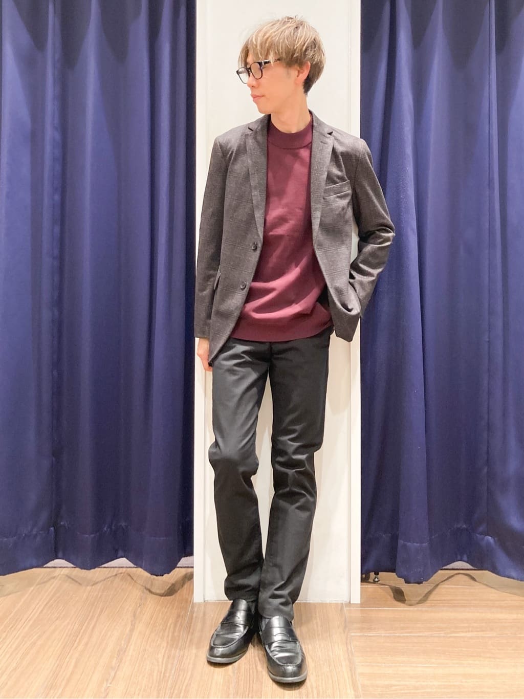 つーじーさんの「THE SHOP TK｜起毛TRジャージジャケット 【洗濯機OK／ストレッチ／セットアップ可】」を使ったコーディネート