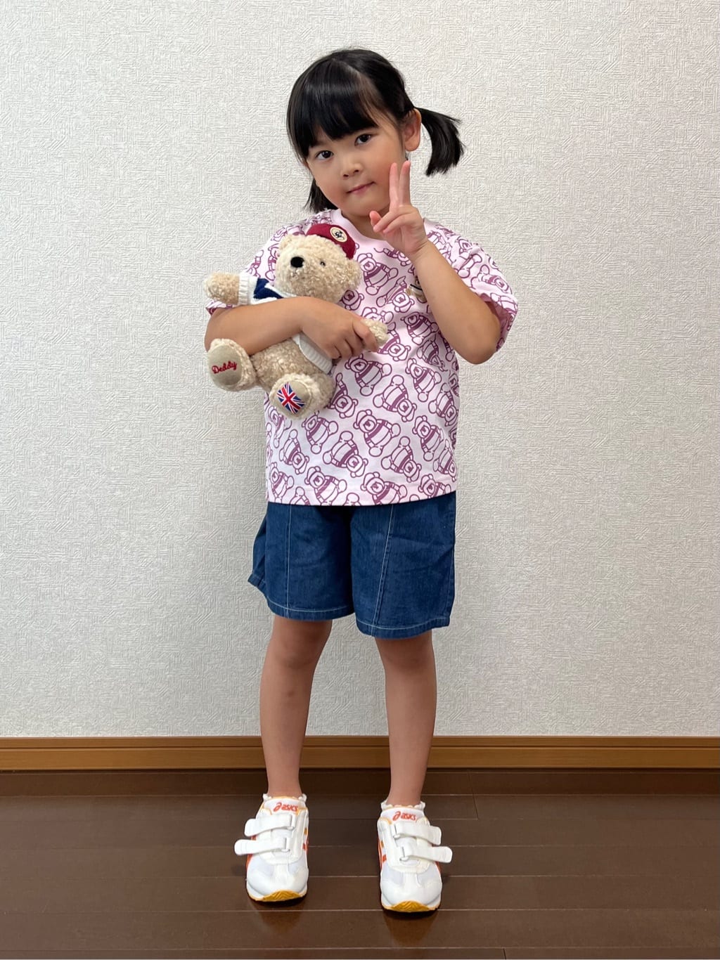 canaさんの「Dessin｜【リンクコーデ】オーガニックコットンTシャツ」を使ったコーディネート
