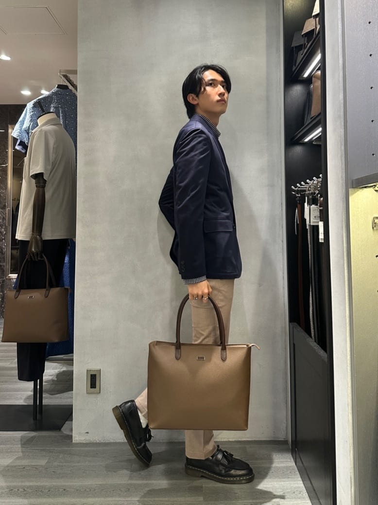 kotonaさんの「TAKEO KIKUCHI｜ピンジャージ 千鳥 ジャケット」を使ったコーディネート