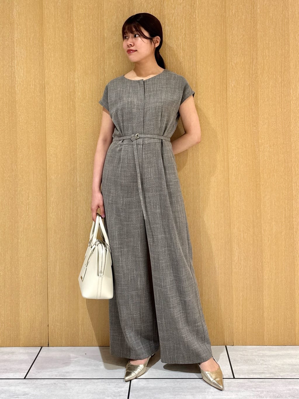 nanaさんの「UNTITLED｜【接触冷感/オールインワン/洗える】梳毛調合繊コンビネゾン」を使ったコーディネート