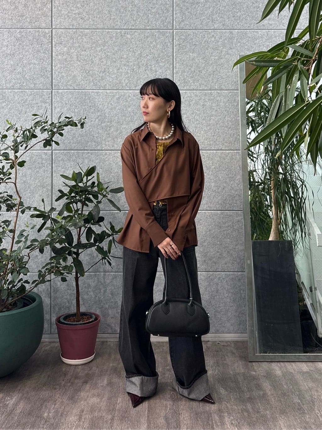 rinaさんの「INDIVI｜チュールベロアアンサンブル」を使ったコーディネート