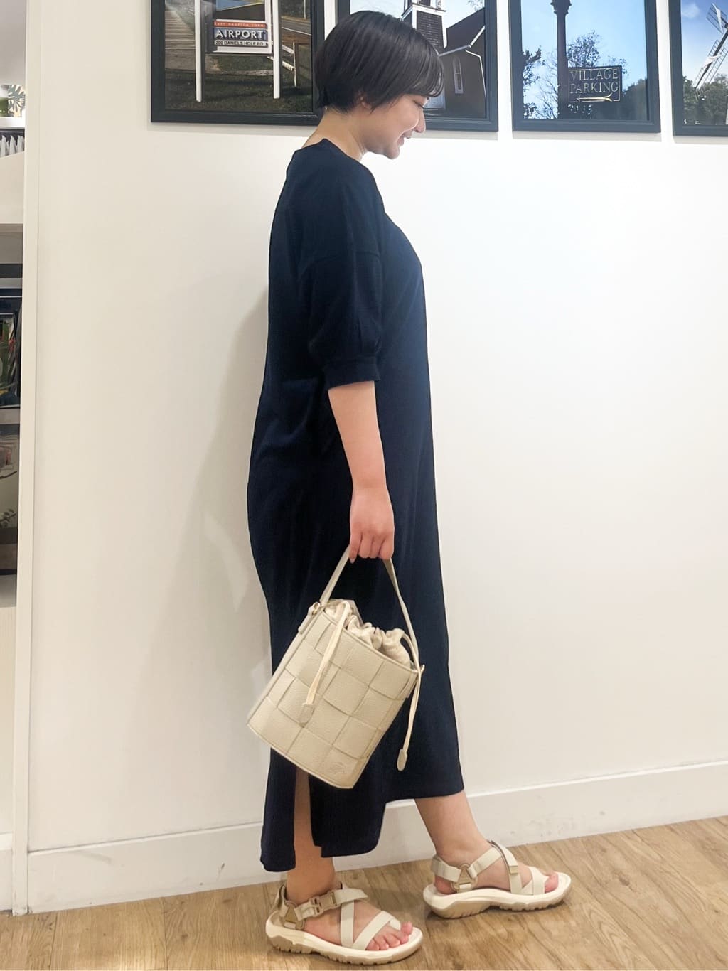 Asukaさんの「Dessin｜【2WAY】メッシュバケツBAG」を使ったコーディネート