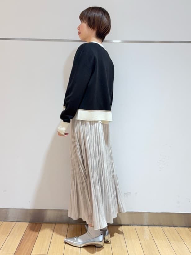 あやさんの「UNTITLED｜【アンサンブル可/洗える】ウールミラノリブニット」を使ったコーディネート