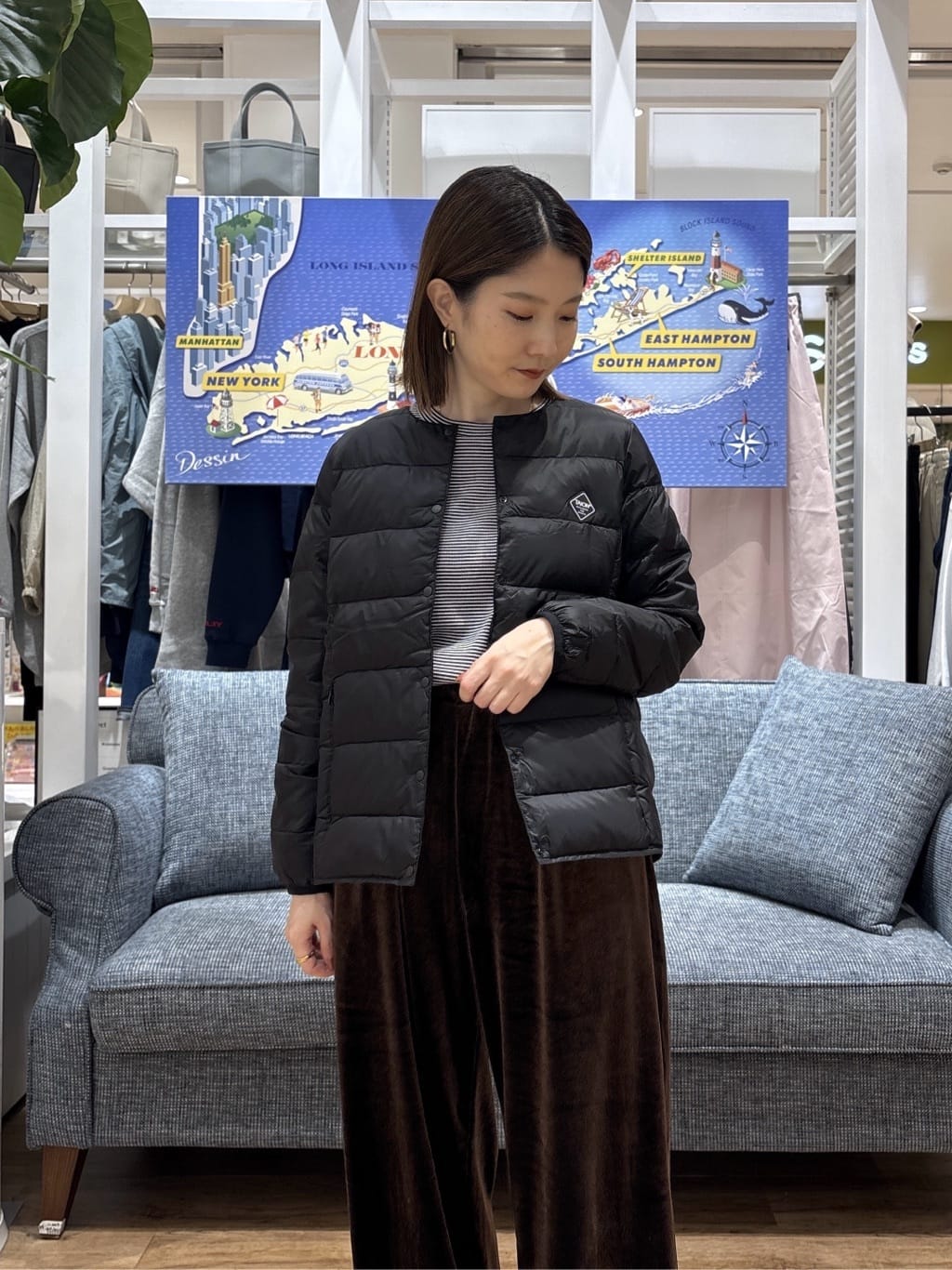 risaさんの「Dessin｜【洗える】リブタートルネックニット」を使ったコーディネート
