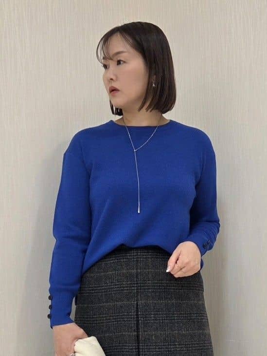 naokoさんの「UNTITLED｜【アンサンブル可/洗える】ウールミラノリブニット」を使ったコーディネート