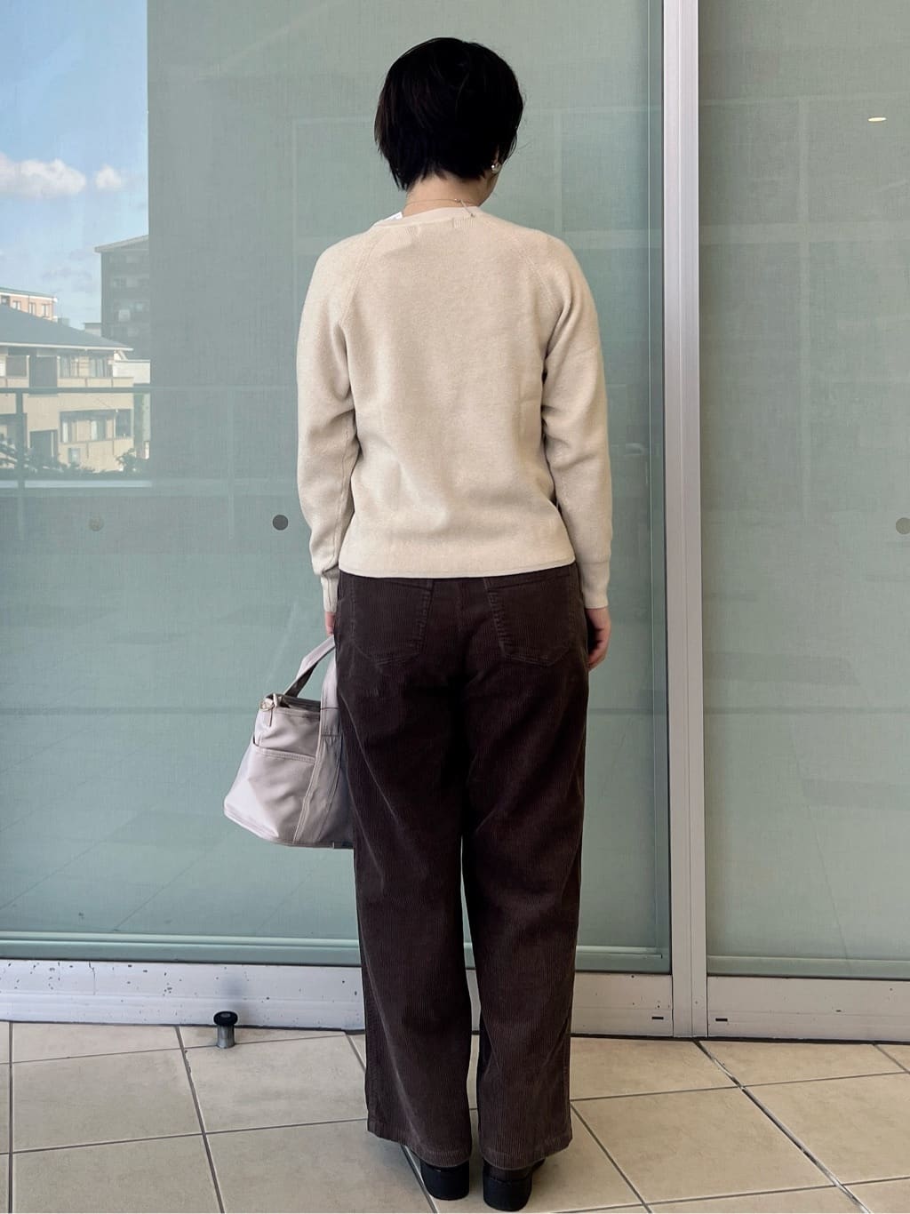 yo-koさんの「OPAQUE.CLIP｜ボタンデザインラメニット【洗濯機OK】」を使ったコーディネート