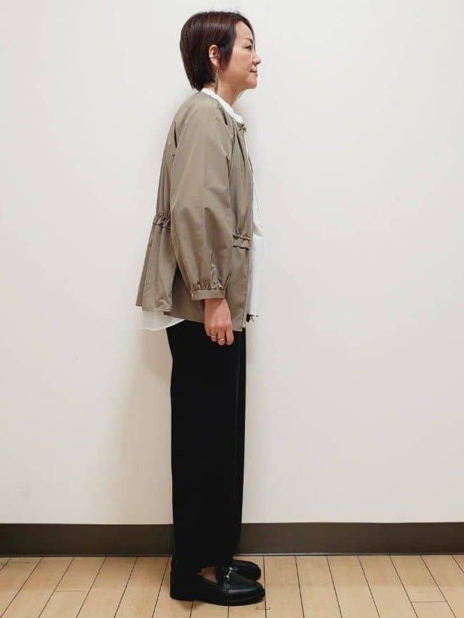 yuuさんの「Reflect｜【パンツにもスカートにも合わせやすい◎】ライティブルゾン」を使ったコーディネート