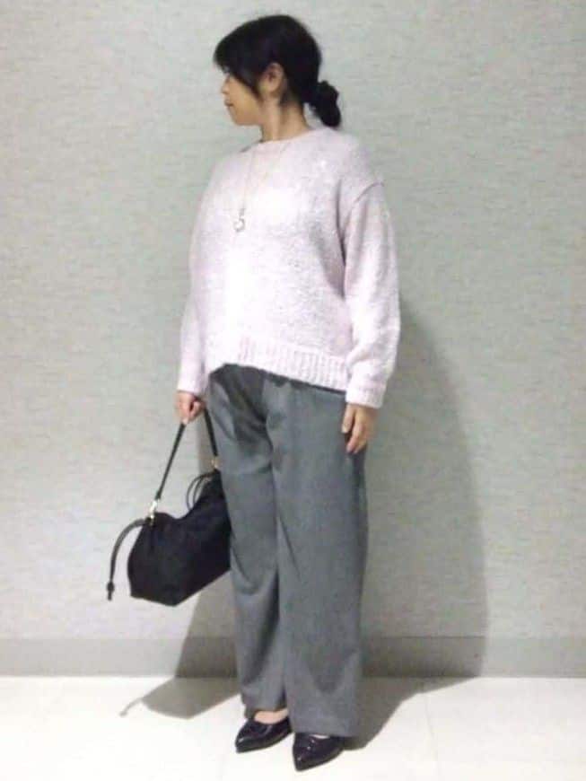 sakoさんの「Reflect｜【すっきりシルエット】ワイドクロップドパンツ」を使ったコーディネート