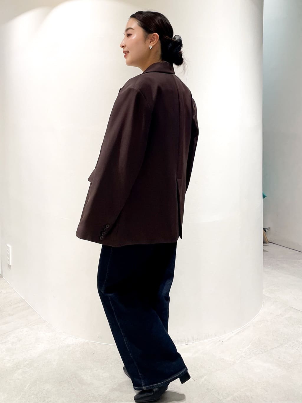 かりんさんの「OPAQUE.CLIP｜ストレッチバギーデニム【洗濯機洗い可】《SS～LL》」を使ったコーディネート