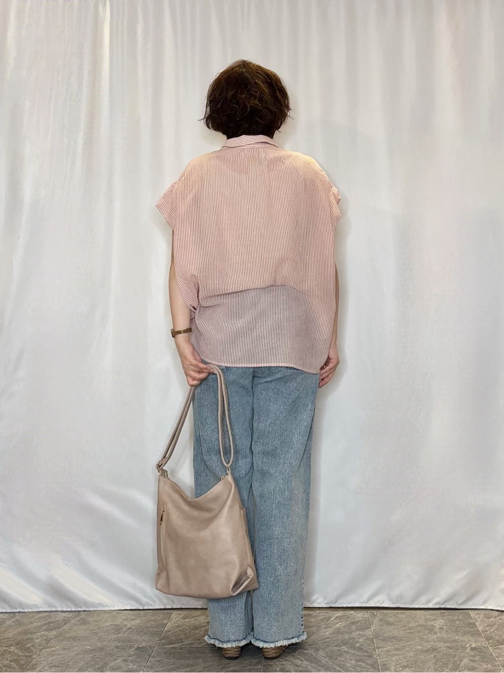 たみさんの「SHOO･LA･RUE｜【S-LL/裏ひんやり/ストレッチ】ワイドストレートデニムパンツ」を使ったコーディネート
