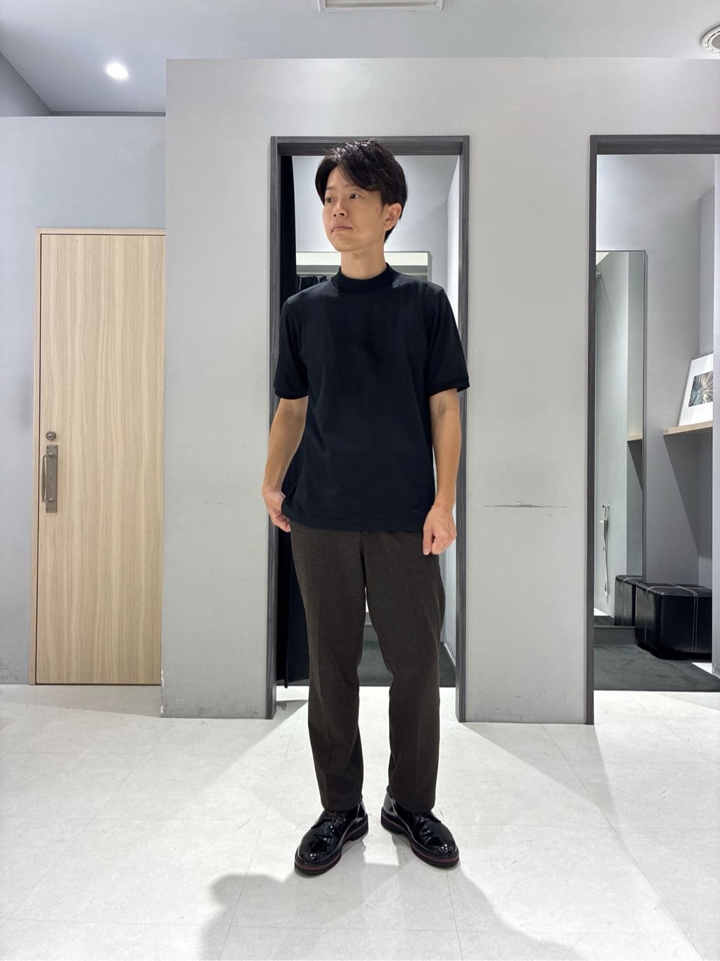 わいずみさんの「TAKEO KIKUCHI｜チェックボーラーガーゼシャツ」を使ったコーディネート