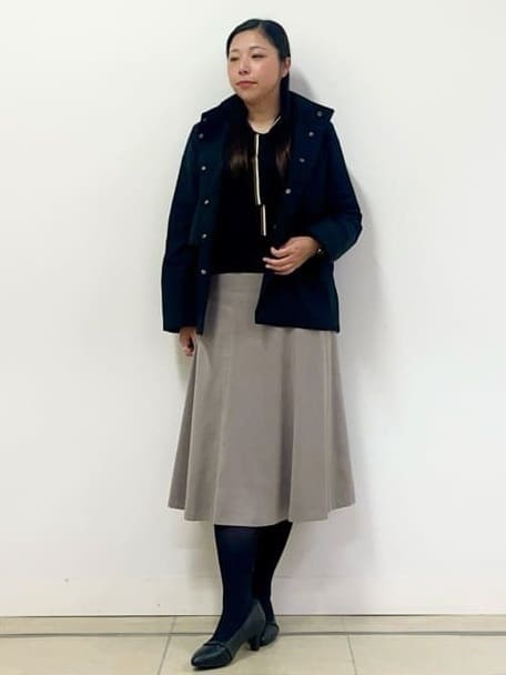 chisaさんの「Reflect｜【すっきり見え／フード取り外し可／通勤におすすめ◎】ライティアウター」を使ったコーディネート