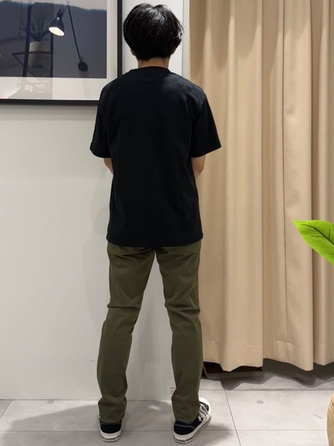 はさんの「THE SHOP TK｜パターンジャカード半袖Tシャツ【洗濯機OK】」を使ったコーディネート